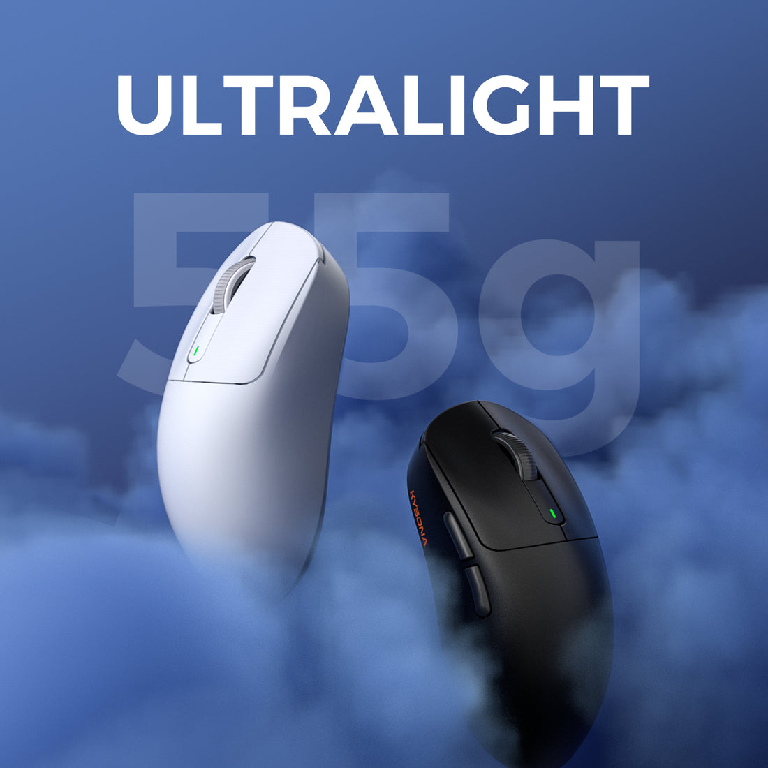 Kysona Releases ULTRALIGHT Gaming Mouse for Ultimate Wireless Gaming Experience