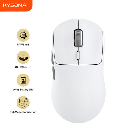 New KYSONA M600 V2 Wireless Gaming Mouse