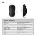 KYSONA M600 ULTRA-Lightweight Wireless Gaming Mouse with Glass Skates ...