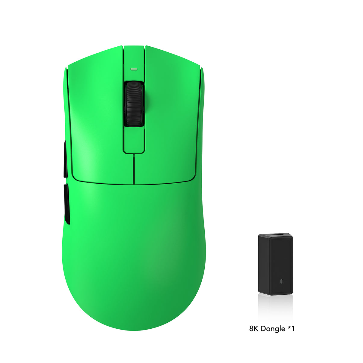 KYSONA Jupiter wireless gaming mouse with ergonomic design, customizable buttons, and LED lighting visible in the image.